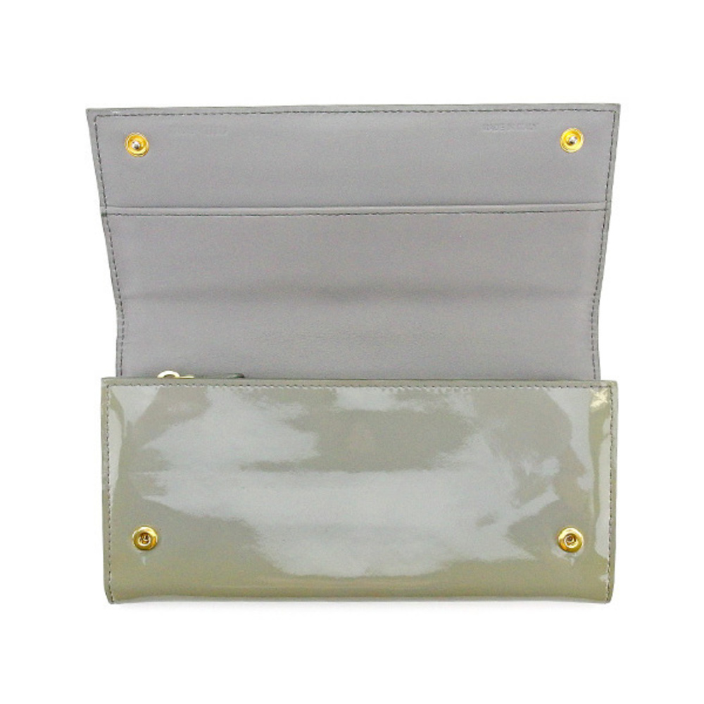 Miu Miu Long Wallet Long Wallet Ribbon Motif Blac… - image 5